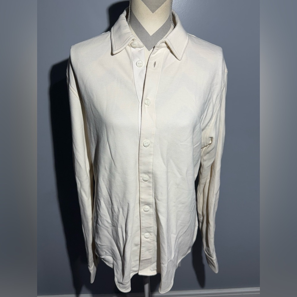 Rag‎ & Bone Women's Cream Long Sleeve Shirt